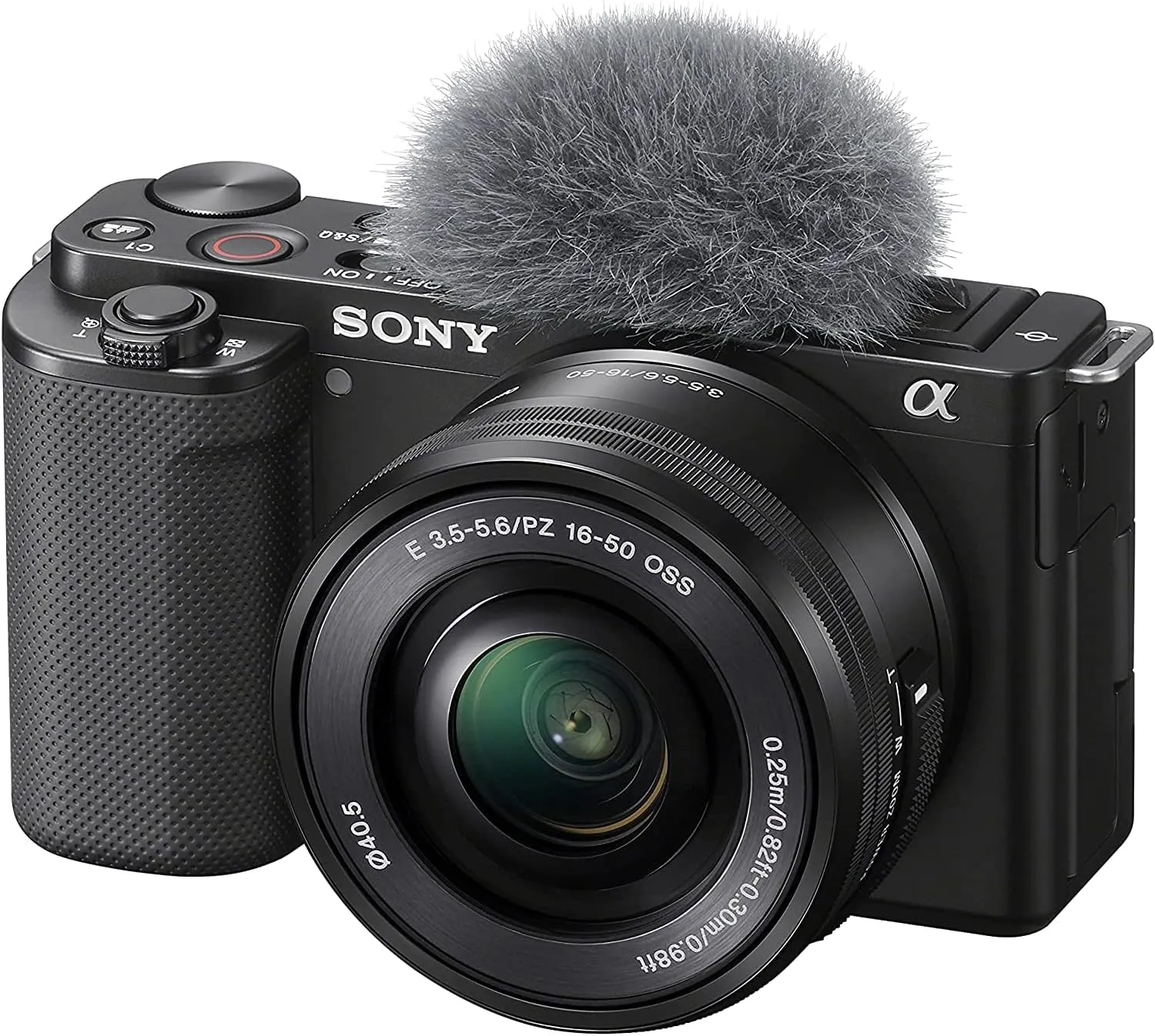 Sony Alpha ZV-E10 Mirrorless Vlog Camera & 16-50mm Lens Bundle with Water Resistant Bag, Flexible Tripod   More | Sony ZV-E10