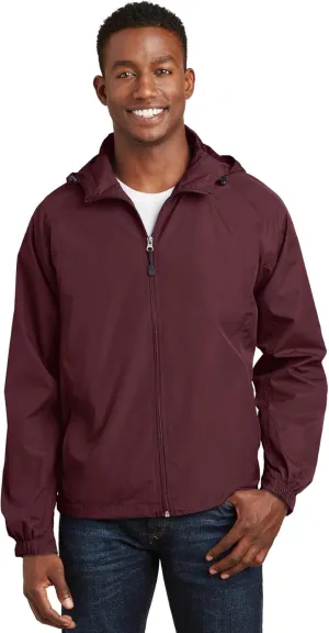 SPORT-TEK Men's Hooded Raglan Jacket