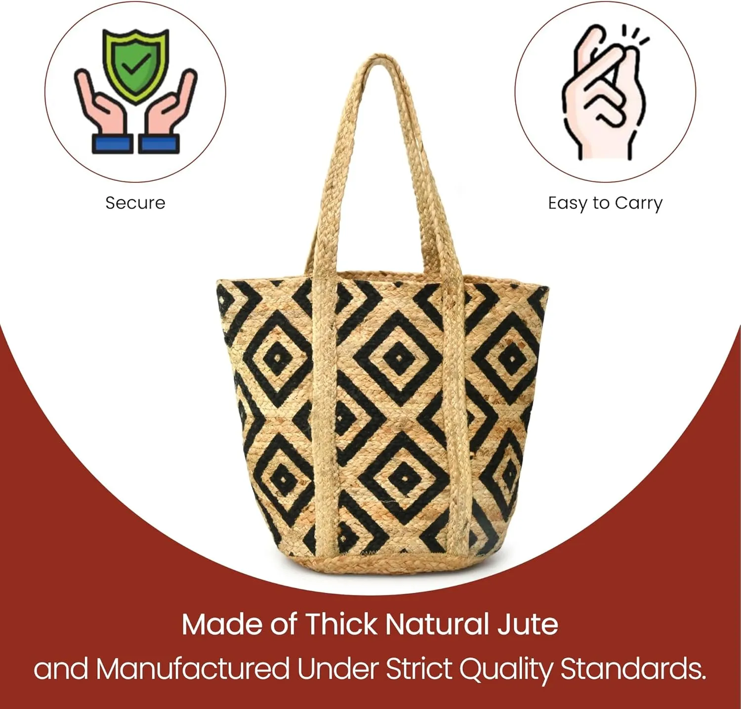 Style N Craft Eco-Friendly Tote Bag - Unisex, Versatile for Beach, Shopping & Lunch Outings