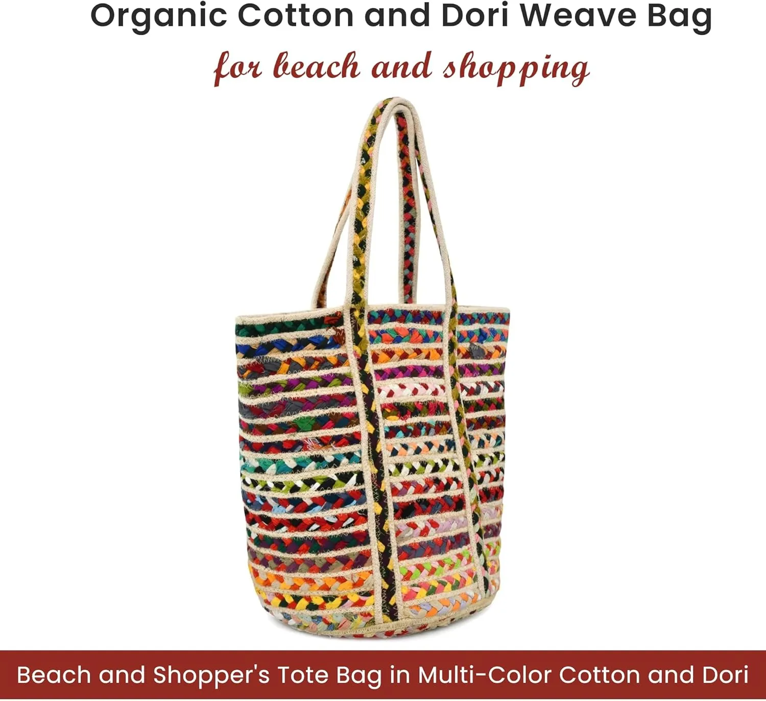 Style N Craft Eco-Friendly Tote Bag - Unisex, Versatile for Beach, Shopping & Lunch Outings