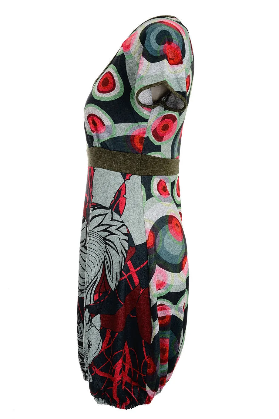 SWING Printed Dress