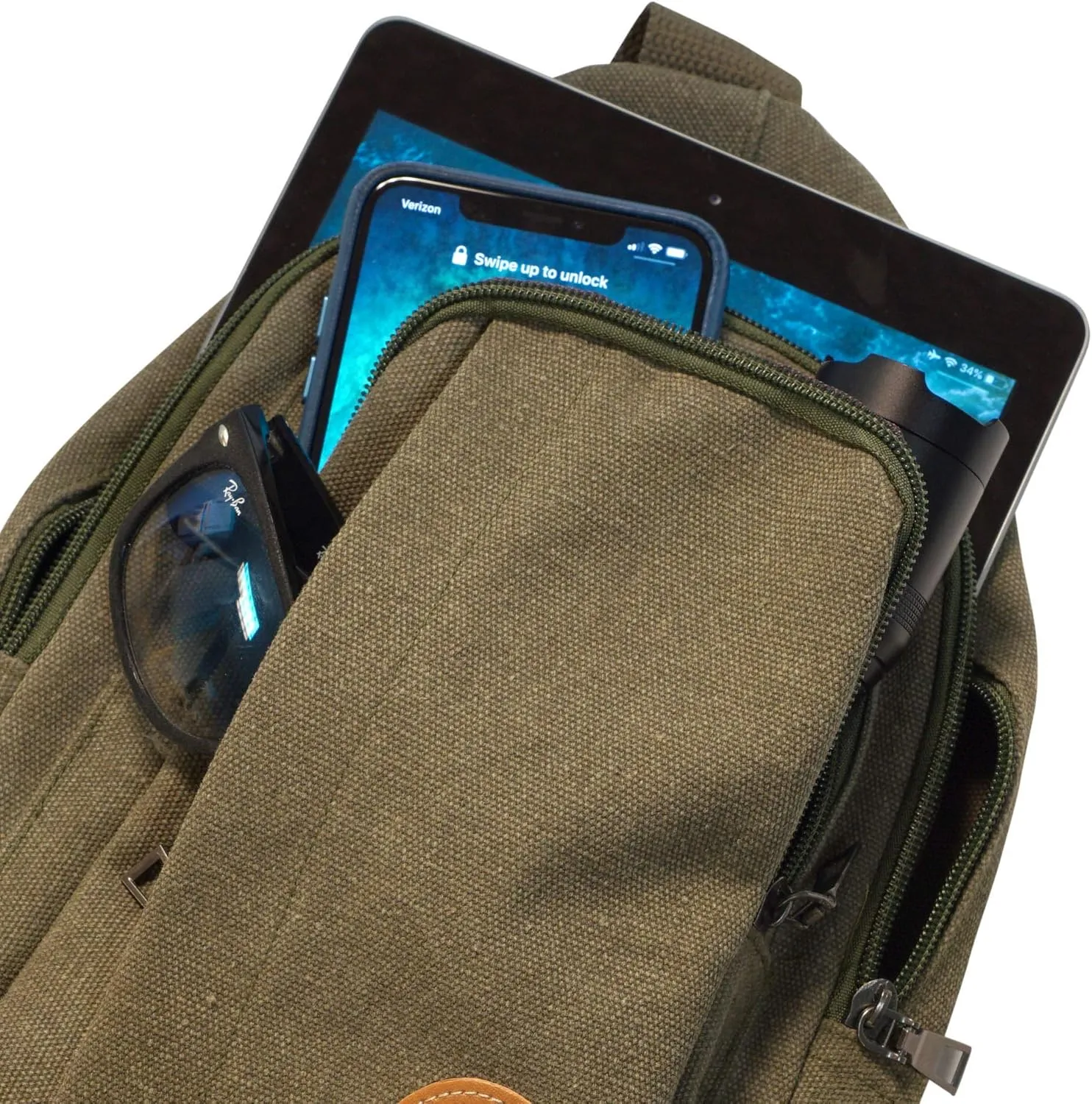 Tahoe Day Pack Sling, Backpack, Travel Pack, Hiking Pack, Navy