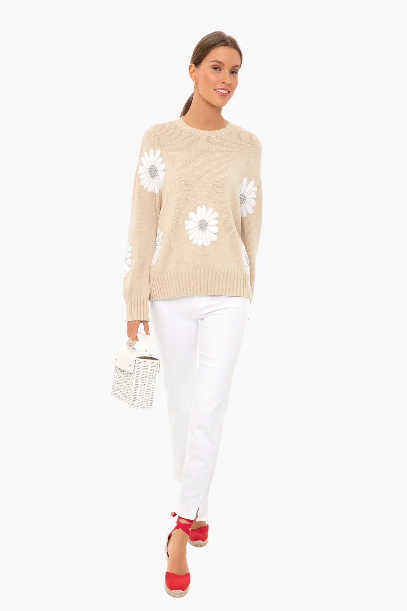 Tan Miss Daisy Sweater