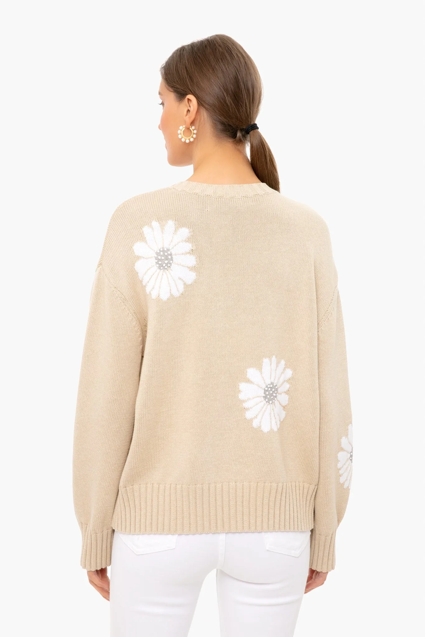 Tan Miss Daisy Sweater