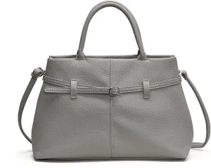 Textured retro purses women's large capacity casual shoulder handbags versatile commuter tote bags