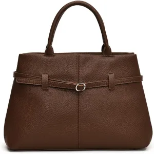 Textured retro purses women's large capacity casual shoulder handbags versatile commuter tote bags