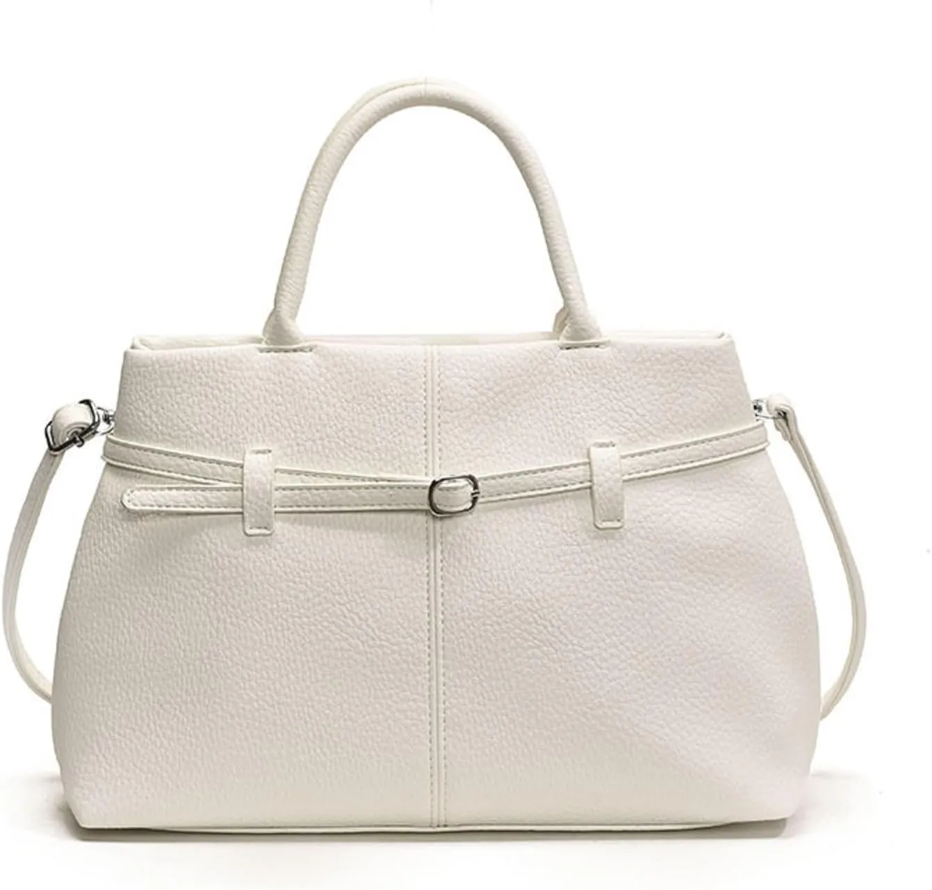 Textured retro purses women's large capacity casual shoulder handbags versatile commuter tote bags