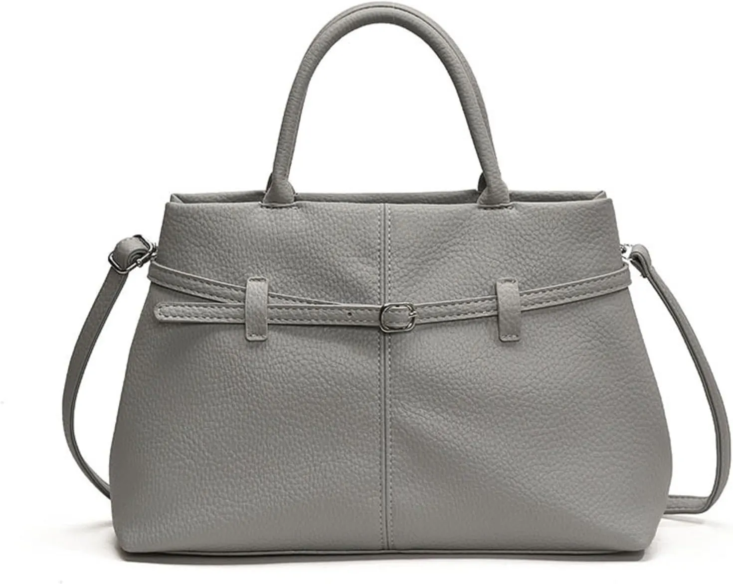 Textured retro purses women's large capacity casual shoulder handbags versatile commuter tote bags