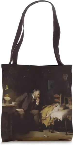 The Doctor by Luke Fildes Tote Bag