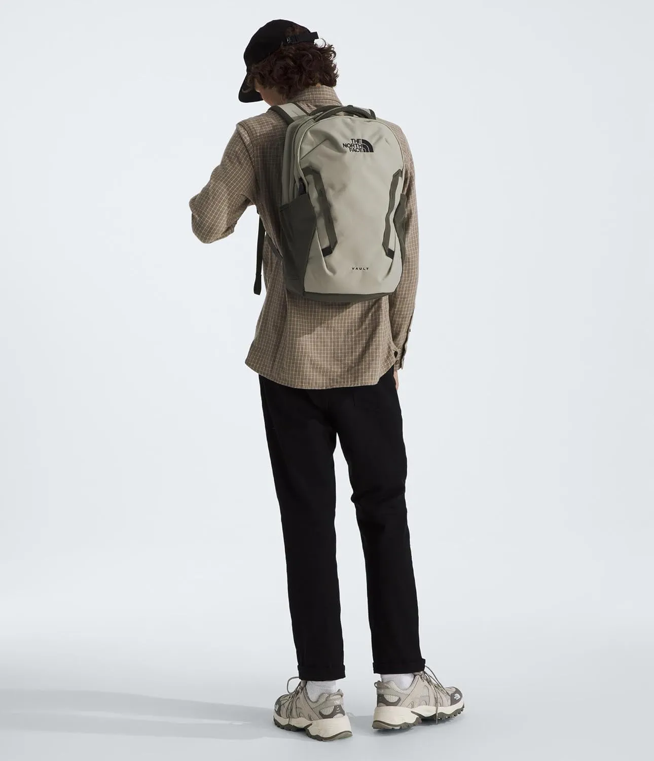 THE NORTH FACE Vault Everyday Laptop Backpack - PFAS Free, Clay Grey/New Taupe Green, One Size