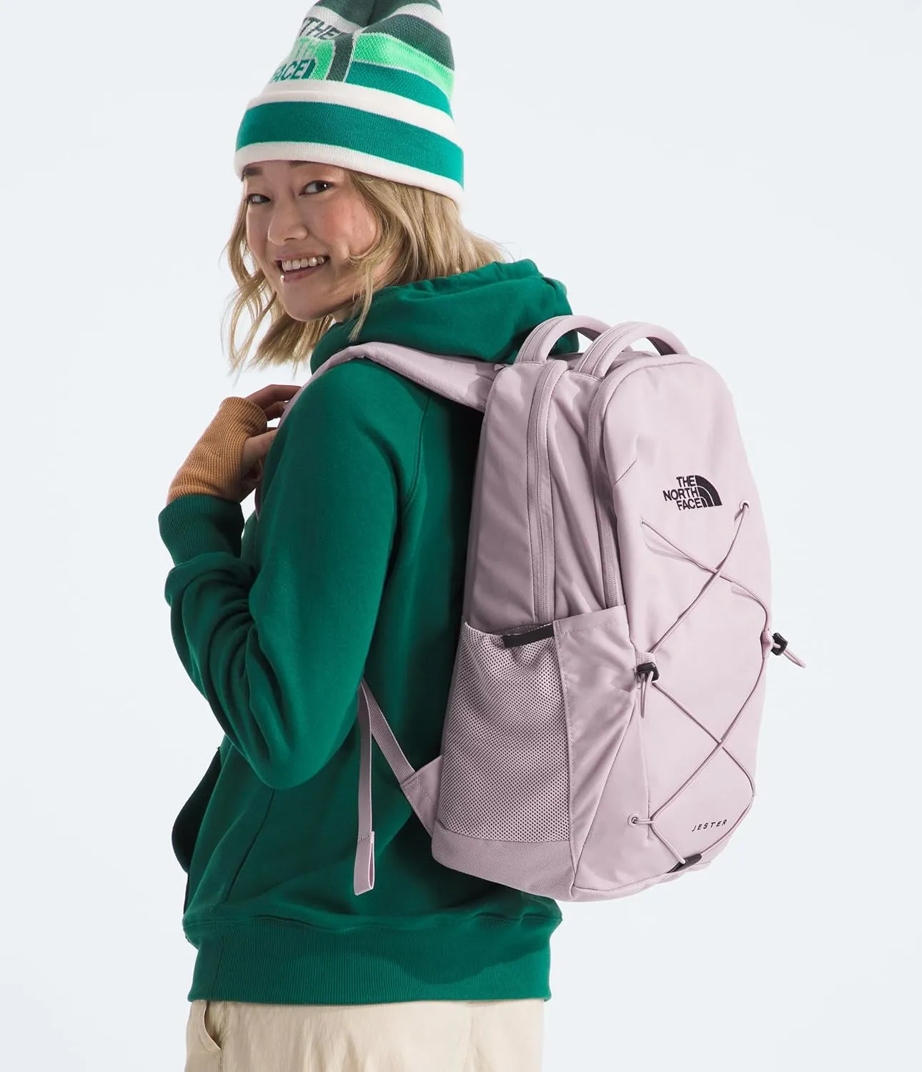 THE NORTH FACE Women's Every Day Jester Laptop Backpack, Ashen Purple/TNF Black, One Size