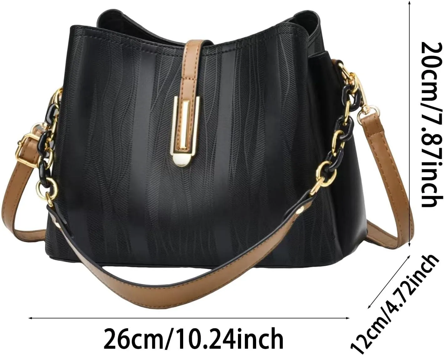 Tote Handbag Purse And Versatile Trendy Large Capacity Soft Leather Shoulder Crossbody Bag