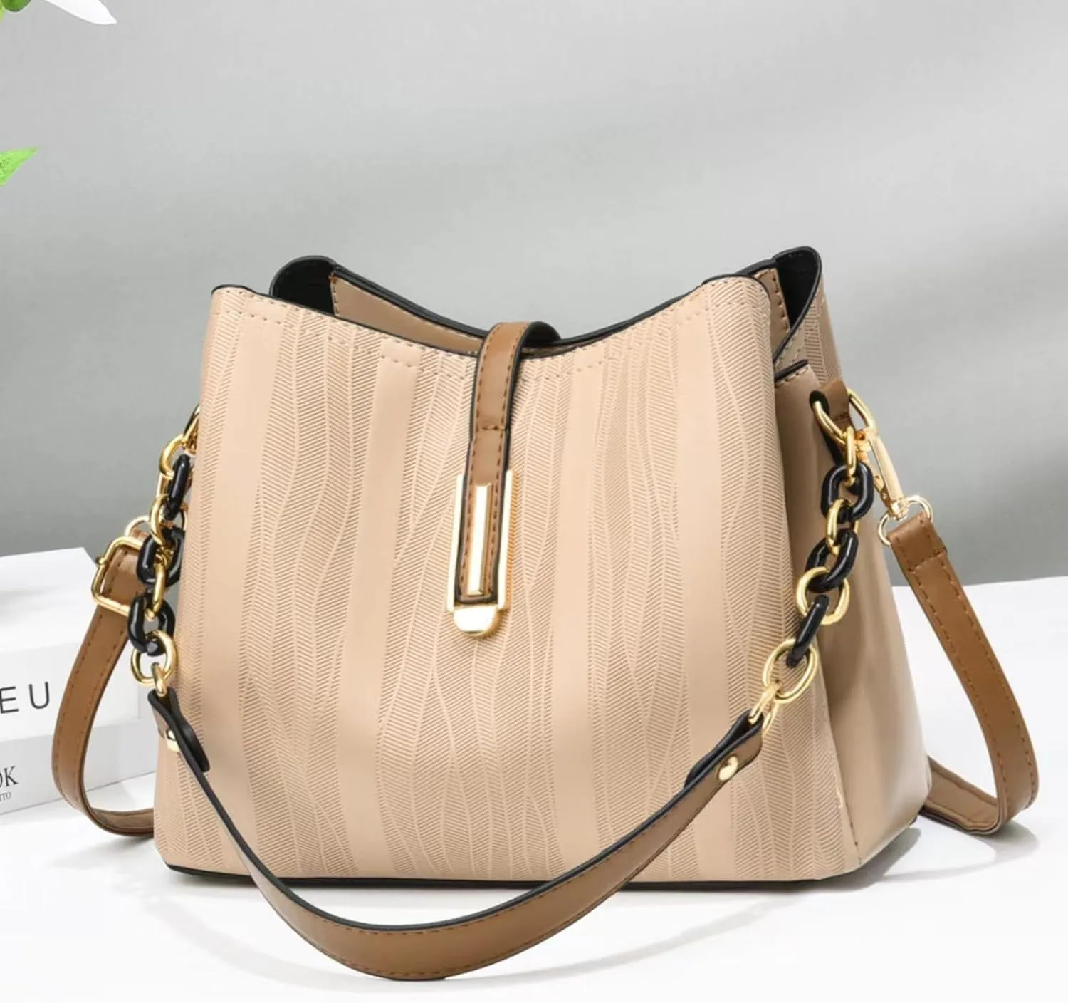 Tote Handbag Purse And Versatile Trendy Large Capacity Soft Leather Shoulder Crossbody Bag