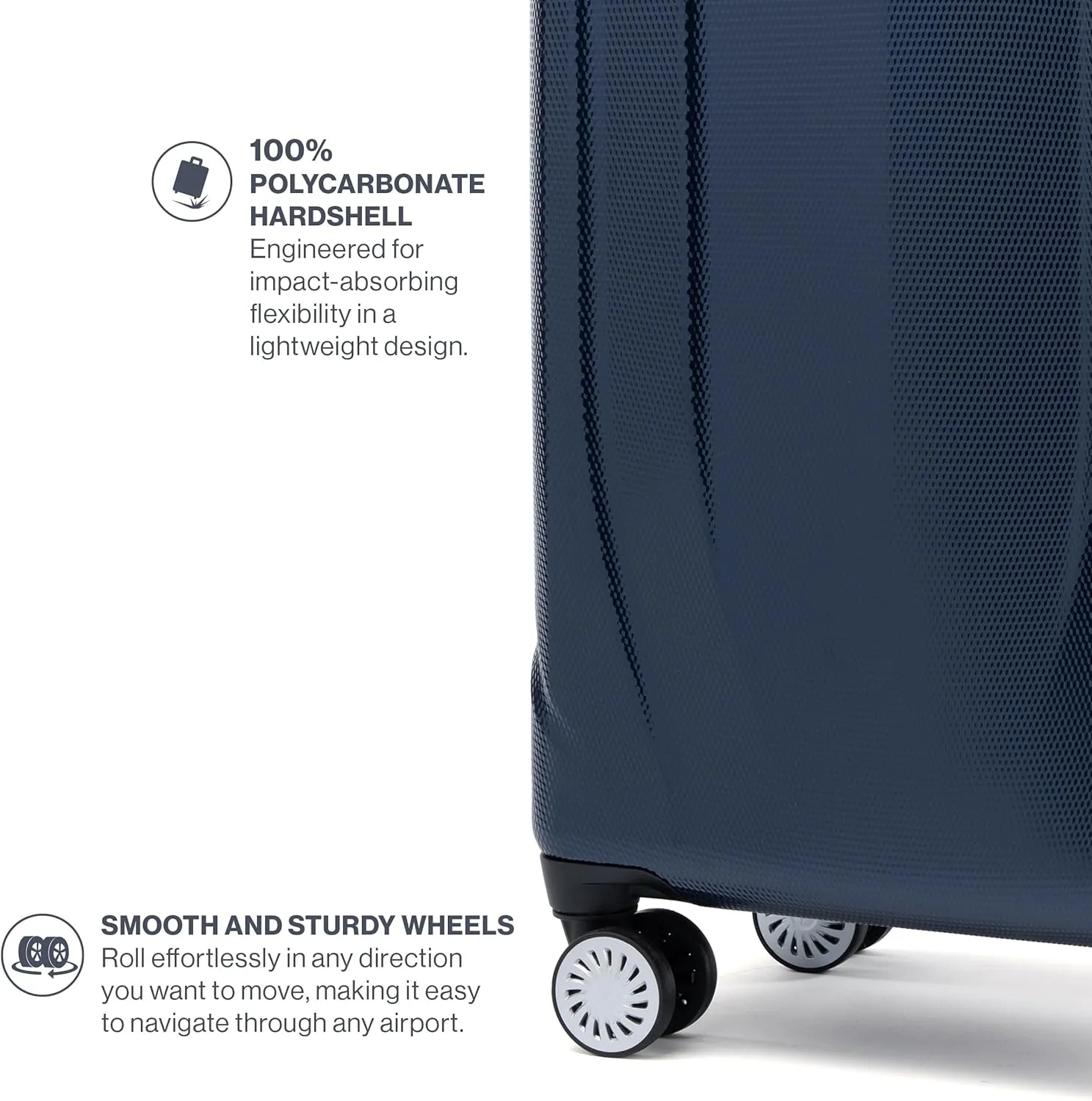 Travelpro Pathways 3 Hardside Expandable Luggage, 8 Spinner Wheels, Lightweight Hard Shell Suitcase, Checked Medium 25 Inch, Royal Blue