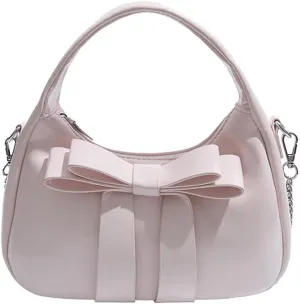 Trendy Clutch Bag Crossbody Purse For Women Commuter Handbag Womens Versatile Satchel Purse Sweet Travel Bags With Bow-tie