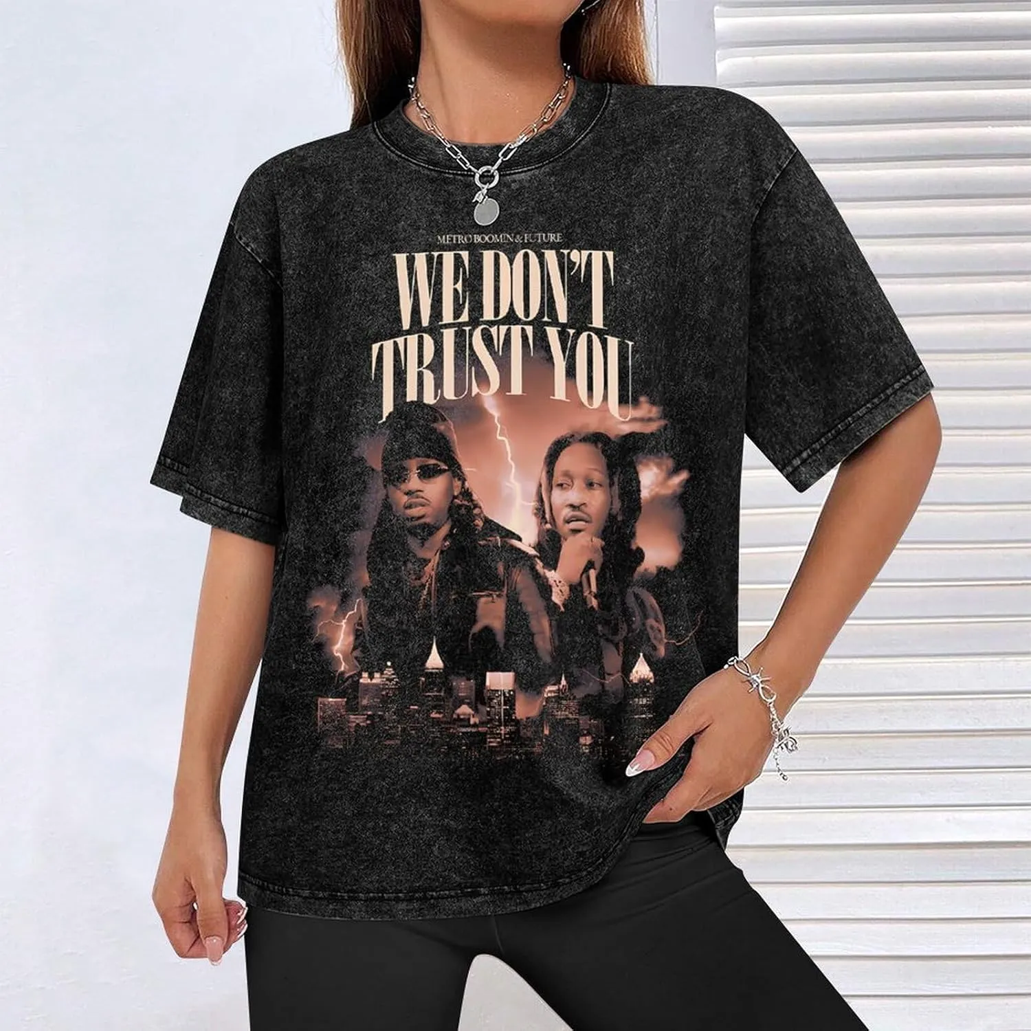 Unisex 80s&90s T-Shirt Short-Sleeve Adults Teens Cotton Shirts
