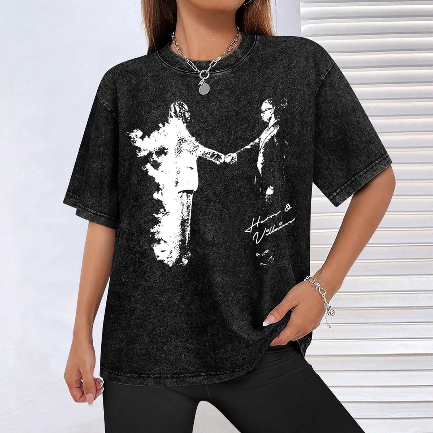 Unisex 80s&90s T-Shirt Short-Sleeve Adults Teens Cotton Shirts