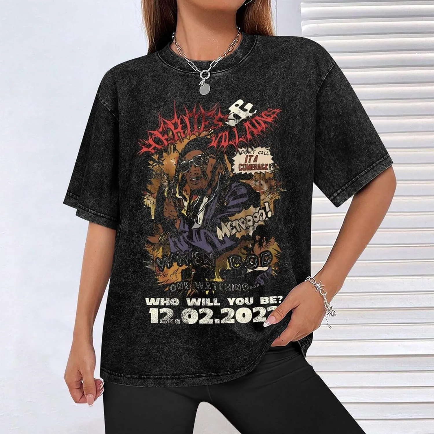 Unisex 80s&90s T-Shirt Short-Sleeve Adults Teens Cotton Shirts