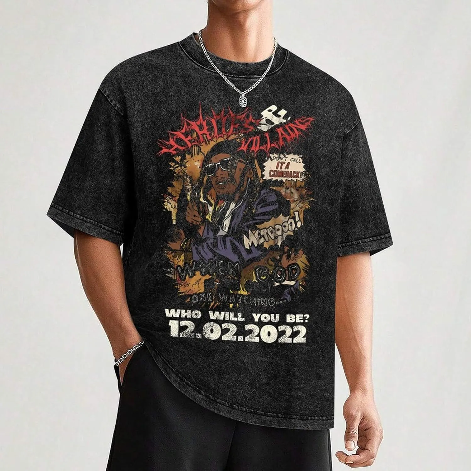 Unisex 80s&90s T-Shirt Short-Sleeve Adults Teens Cotton Shirts