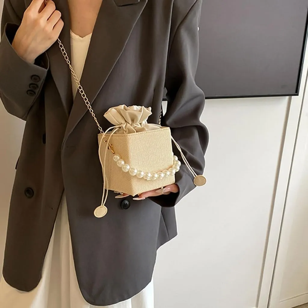 Unisex Black Bucket Crossbody Bag Stylish and Practical Shoulder Bags Evening Handbag For Travel Shopping Work