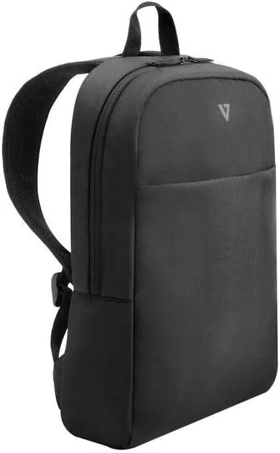 V7 16" Essential Backpack Water Resistant, Black