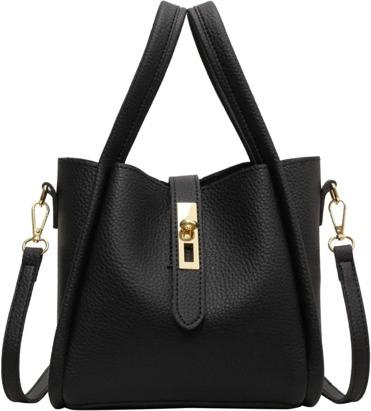 Versatile New Retro One-shoulder Crossbody Bag Textured Women's Hand-held Bucket Bag