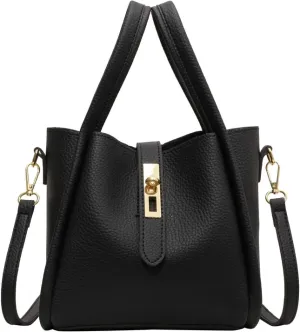 Versatile New Retro One-shoulder Crossbody Bag Textured Women's Hand-held Bucket Bag