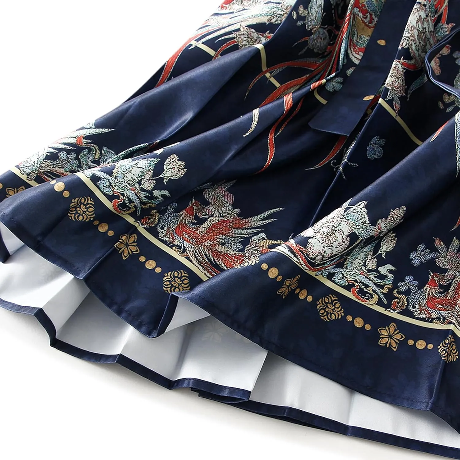 Women's 2024 Bohemian Long Skirts Elastic High Waist A Line Maxi Skirts Summer Casual Pleated Flowy Skirts