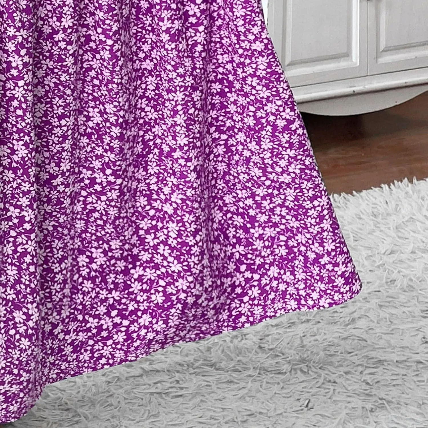 Women's Boho Skirts Summer Casual Loose Trendy Elastic Waist Floral Printed Bohemian Flowy A-Line Skirt 2025, S-XL