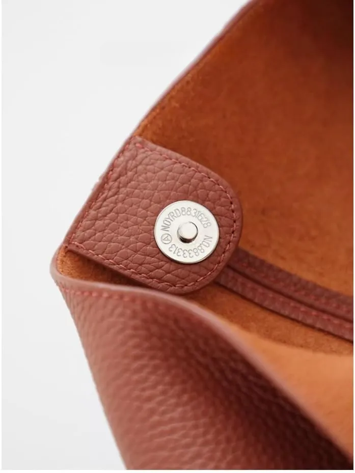 Women's Leather Large-capacity Shoulder Crossbody Bag Totes Hobo Versatile Bucket Bag Handbag Underarm Chic Stylish Luxury