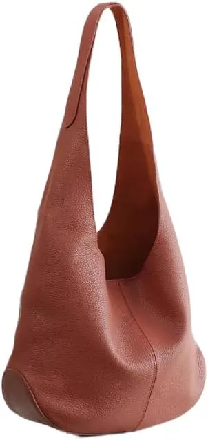 Women's Leather Large-capacity Shoulder Crossbody Bag Totes Hobo Versatile Bucket Bag Handbag Underarm Chic Stylish Luxury