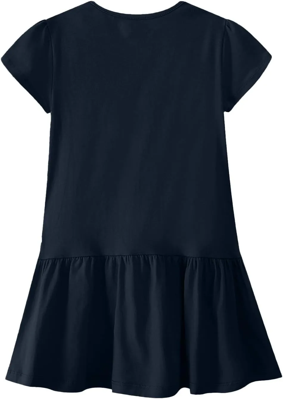 Womens Summer Dresses Casual Cap Sleeve Spring Ruffle Mini Sporty Sweatshirt Trendy Tshirt Dress Vacation Outfit
