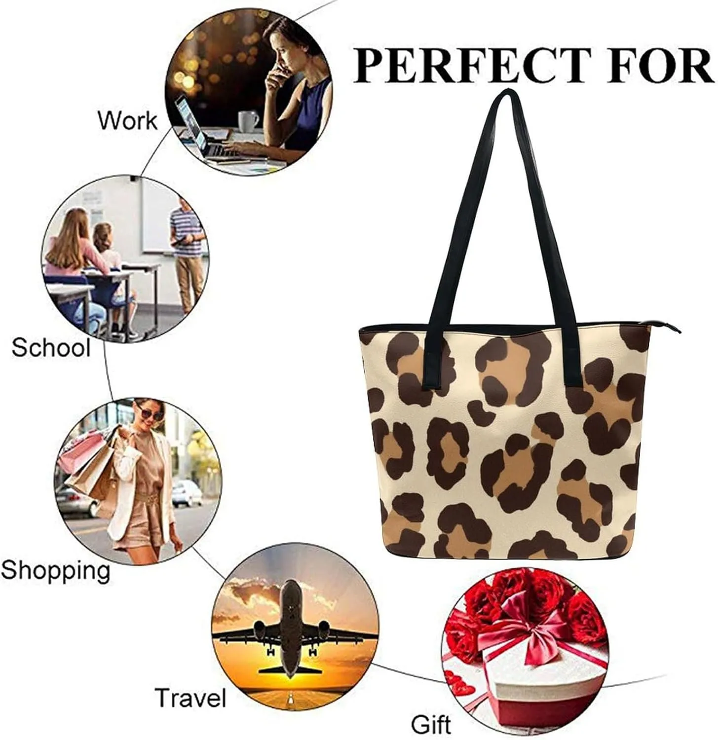 Women's Versatile Bucket Bag Soft PU Leather Trendy Shoulder Purse