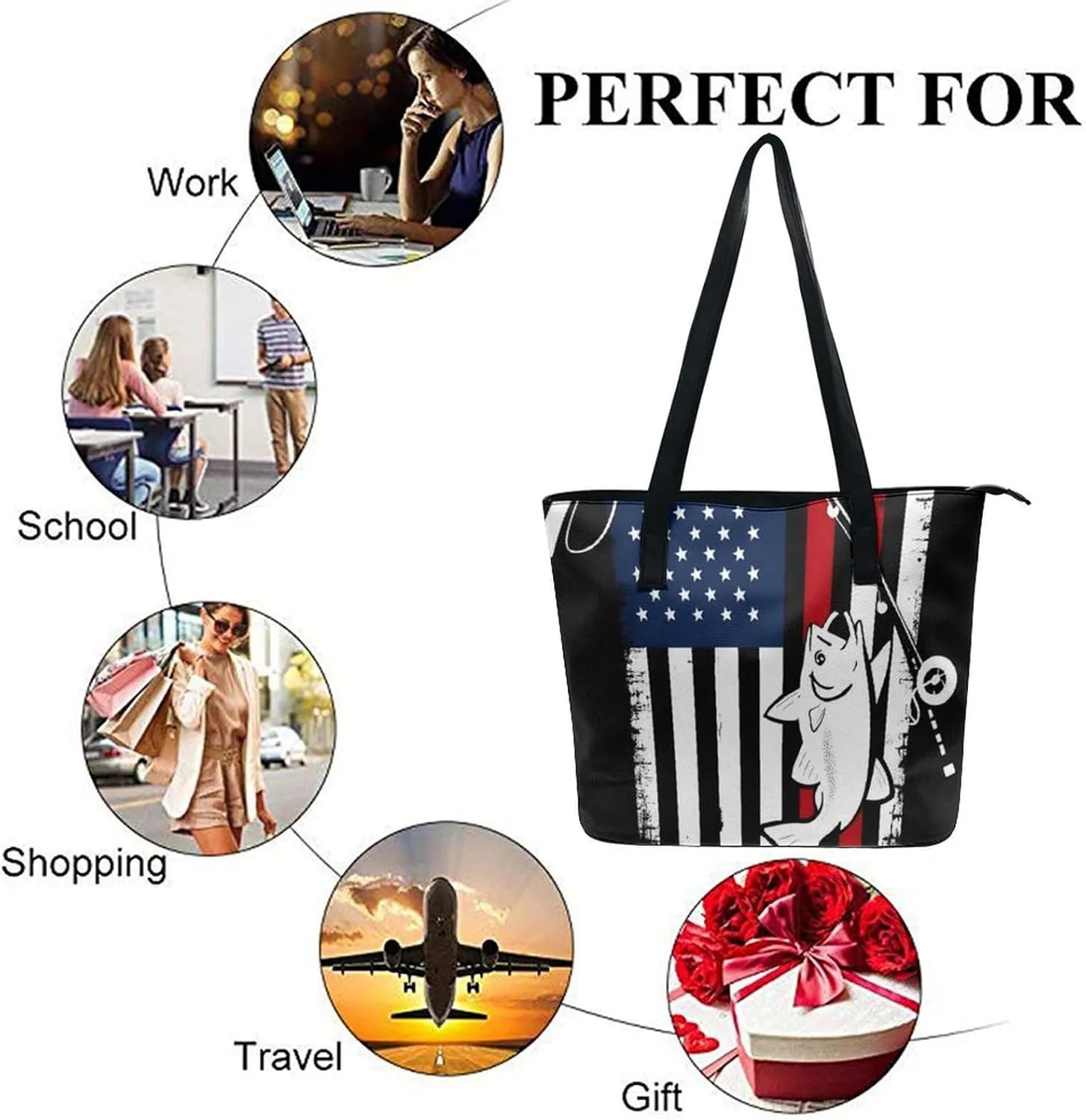 Women's Versatile Bucket Bag Soft PU Leather Trendy Shoulder Purse