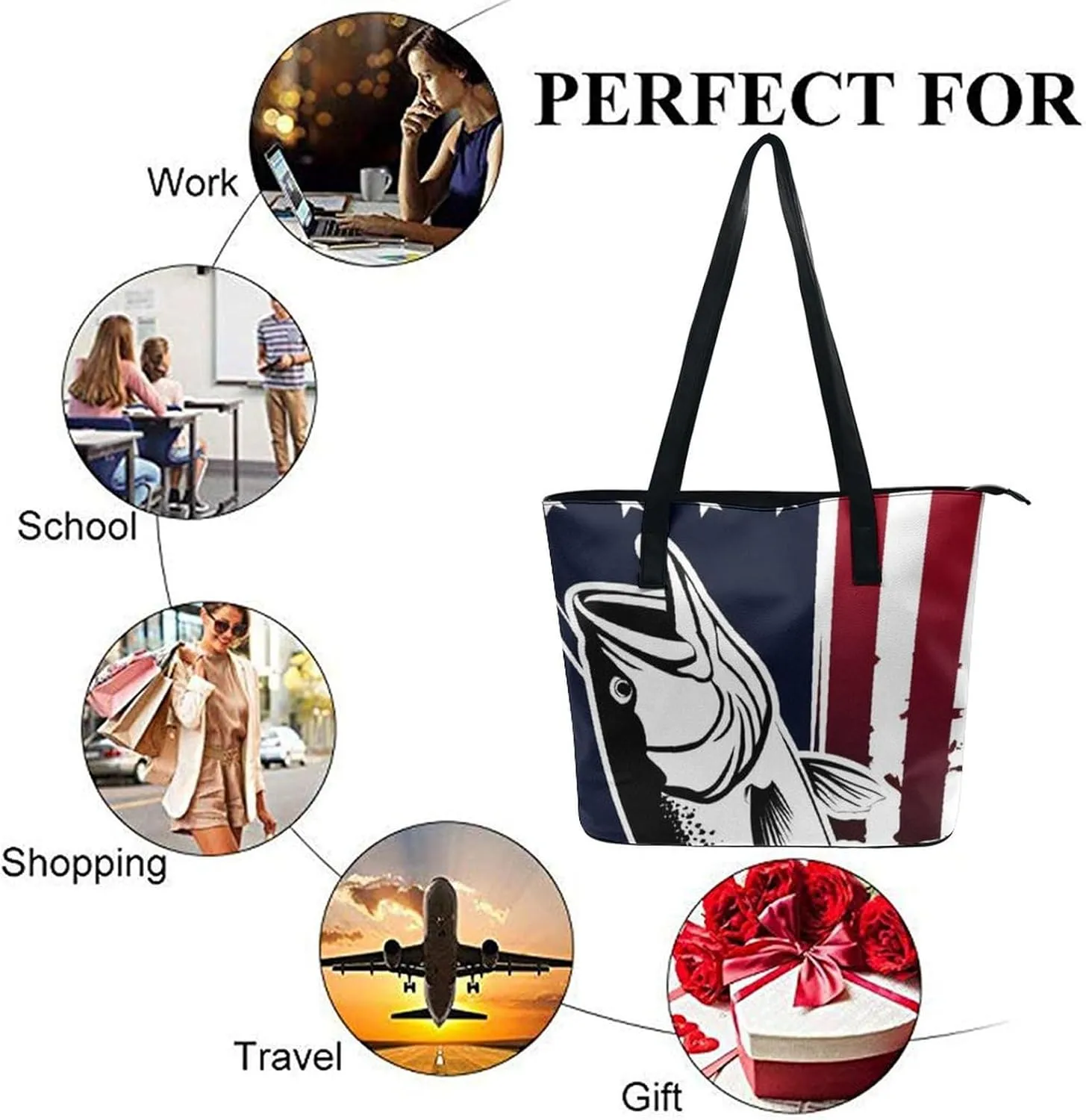 Women's Versatile Bucket Bag Soft PU Leather Trendy Shoulder Purse