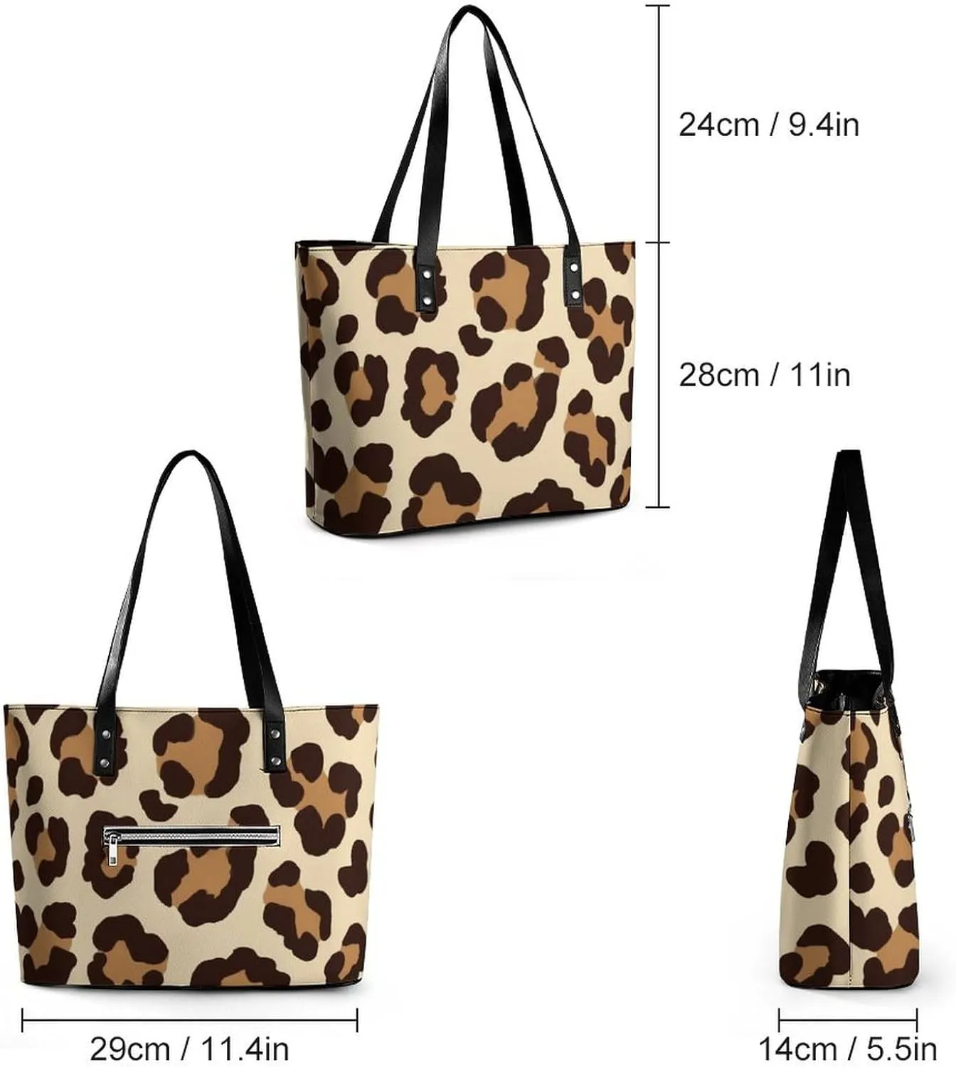 Women's Versatile Bucket Bag Soft PU Leather Trendy Shoulder Purse