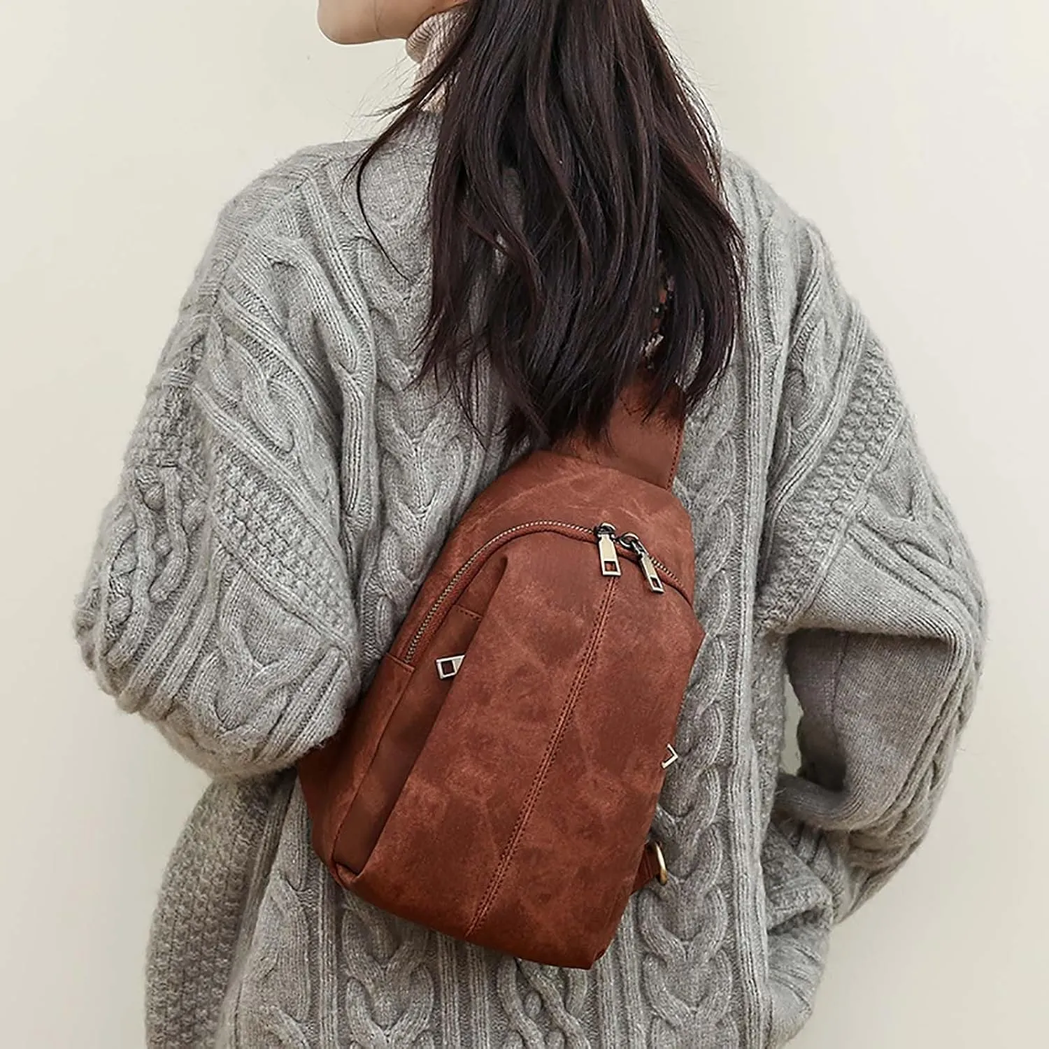 Women's Waterproof Crossbody Purses Purses for Women with Adjustable Wide Strap Stylish Versatile Bag