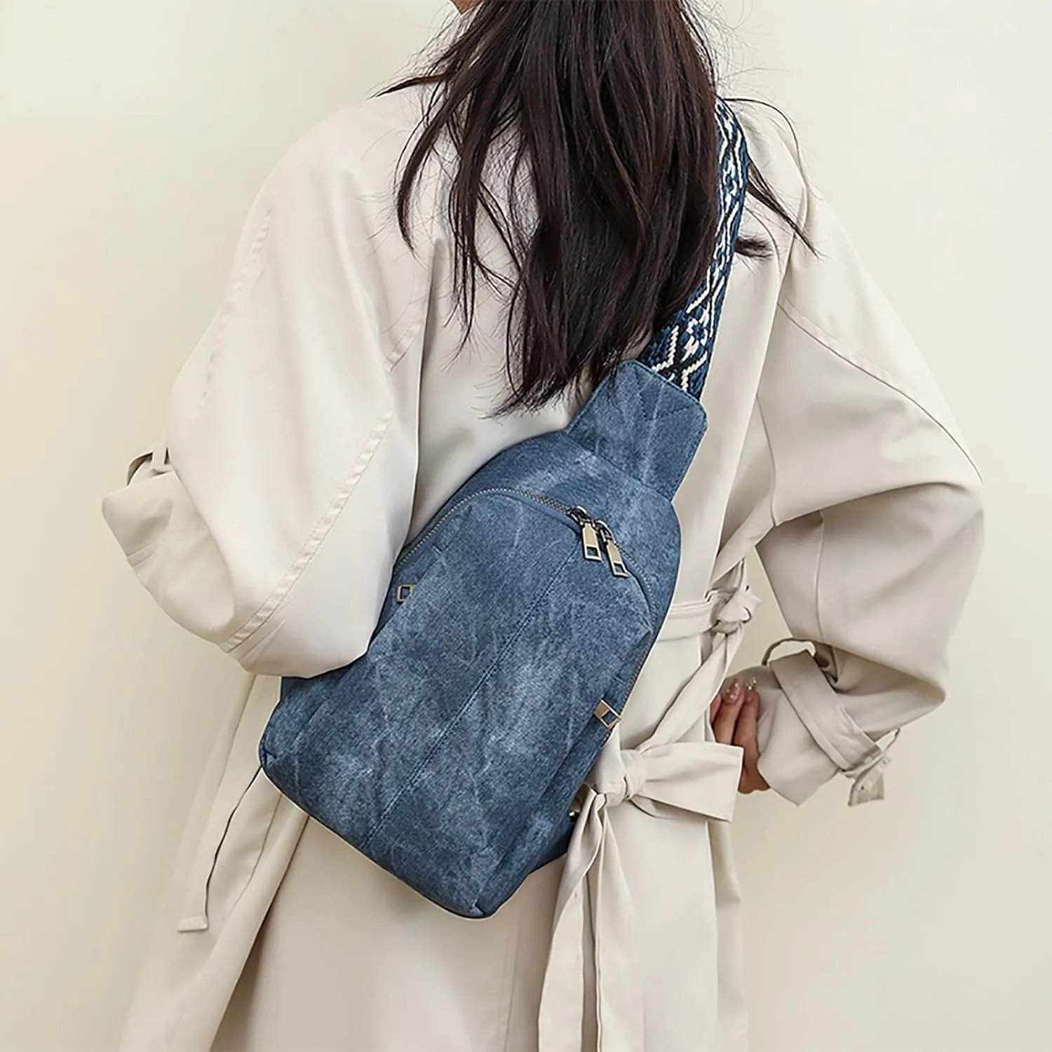 Women's Waterproof Crossbody Purses Purses for Women with Adjustable Wide Strap Stylish Versatile Bag
