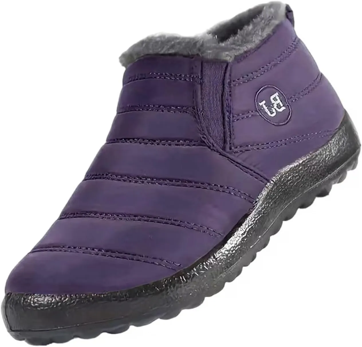 Women's Winter Boots Wide Width Adults Lined Snow Boots for Women Warm Fur Lined Barefoot Shoes Grounded Footwear Hiking Womens Fall Shoes Men's Winter Booties