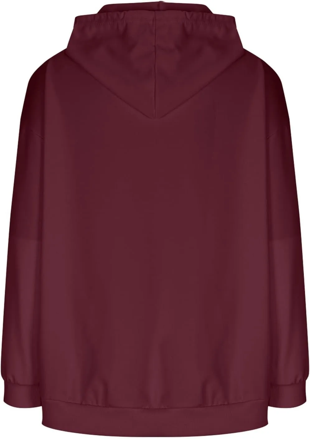 Womens Zip Up Hoodies 2024 Fall Winter Fashion Long Sleeve Hooded Sweatshirt Oversized Fleece Jacket with Pockets