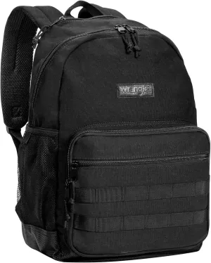 Wrangler Backpack for Men and Women, Casual Daypack for Travel, Work School, Laptop Backpack with Notebook Sleeve