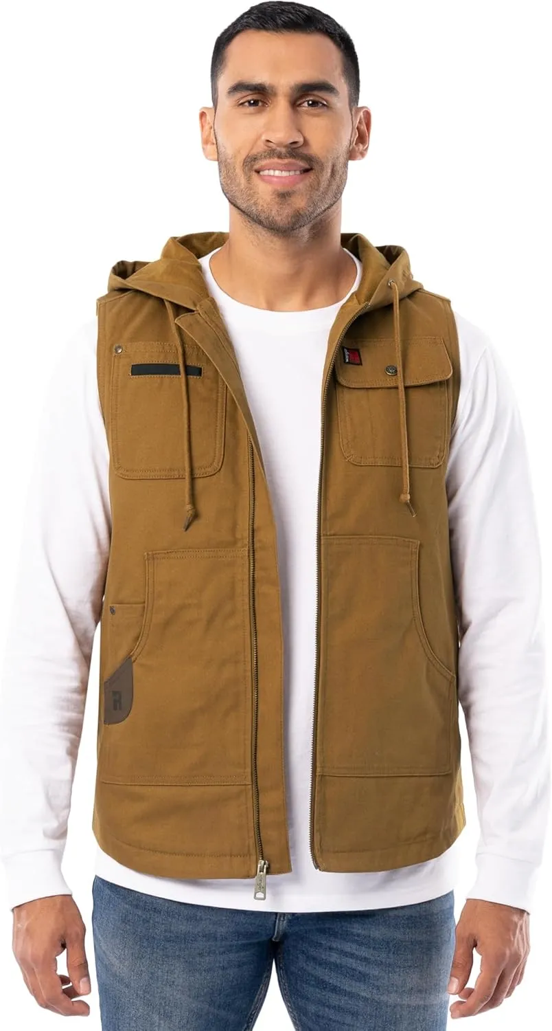 Wrangler Men's Lined Workwear Duck Vest