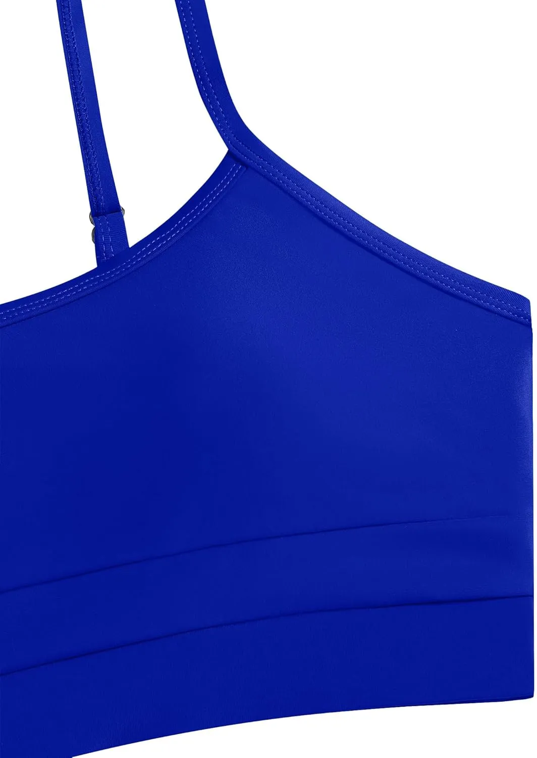 ZAFUL Women High Waisted Bikini Sets Color Block Two Piece Swimsuit Sporty Push Up Bathing Suit with Swim Skirts Swimwear
