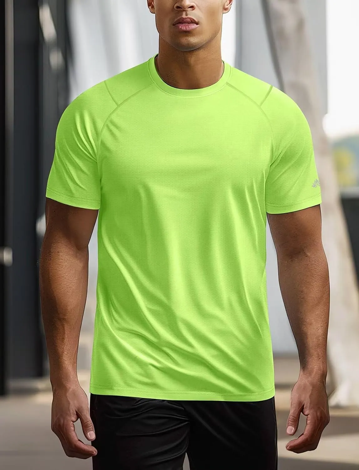 Zengjo Mens Athletic Shirts Short Sleeve Quick Dry Gym Workout Running Exercise T-Shirt Moisture Wikcing Sports Tee Top