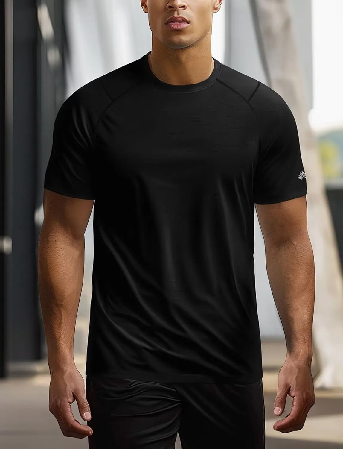 Zengjo Mens Athletic Shirts Short Sleeve Quick Dry Gym Workout Running Exercise T-Shirt Moisture Wikcing Sports Tee Top